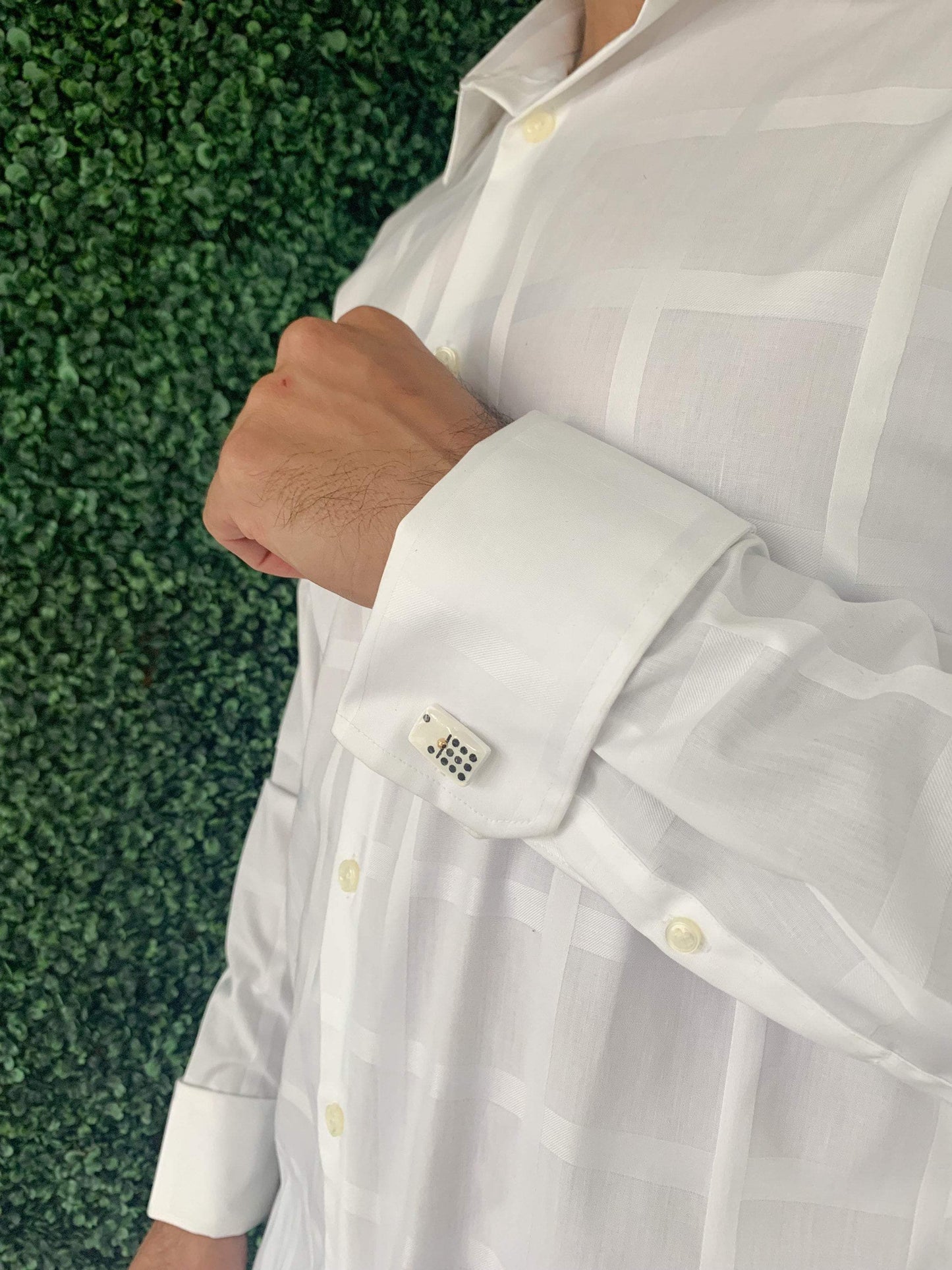 Handcrafted Polymer Clay Cufflinks coated in Resin