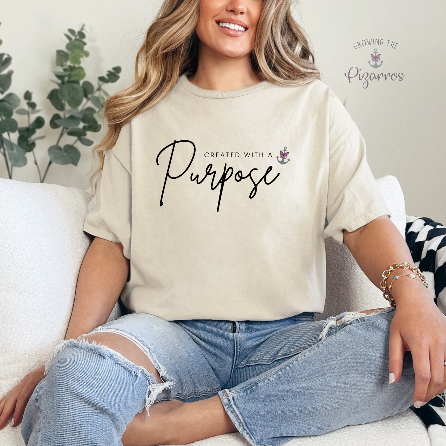 Created With A Purpose Softstyle T-Shirt