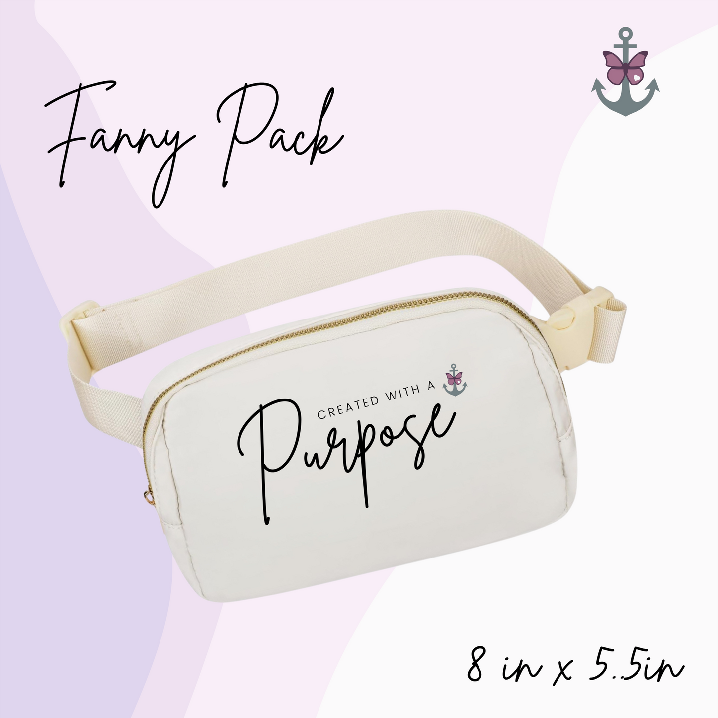 Created With A Purpose Fanny Pack