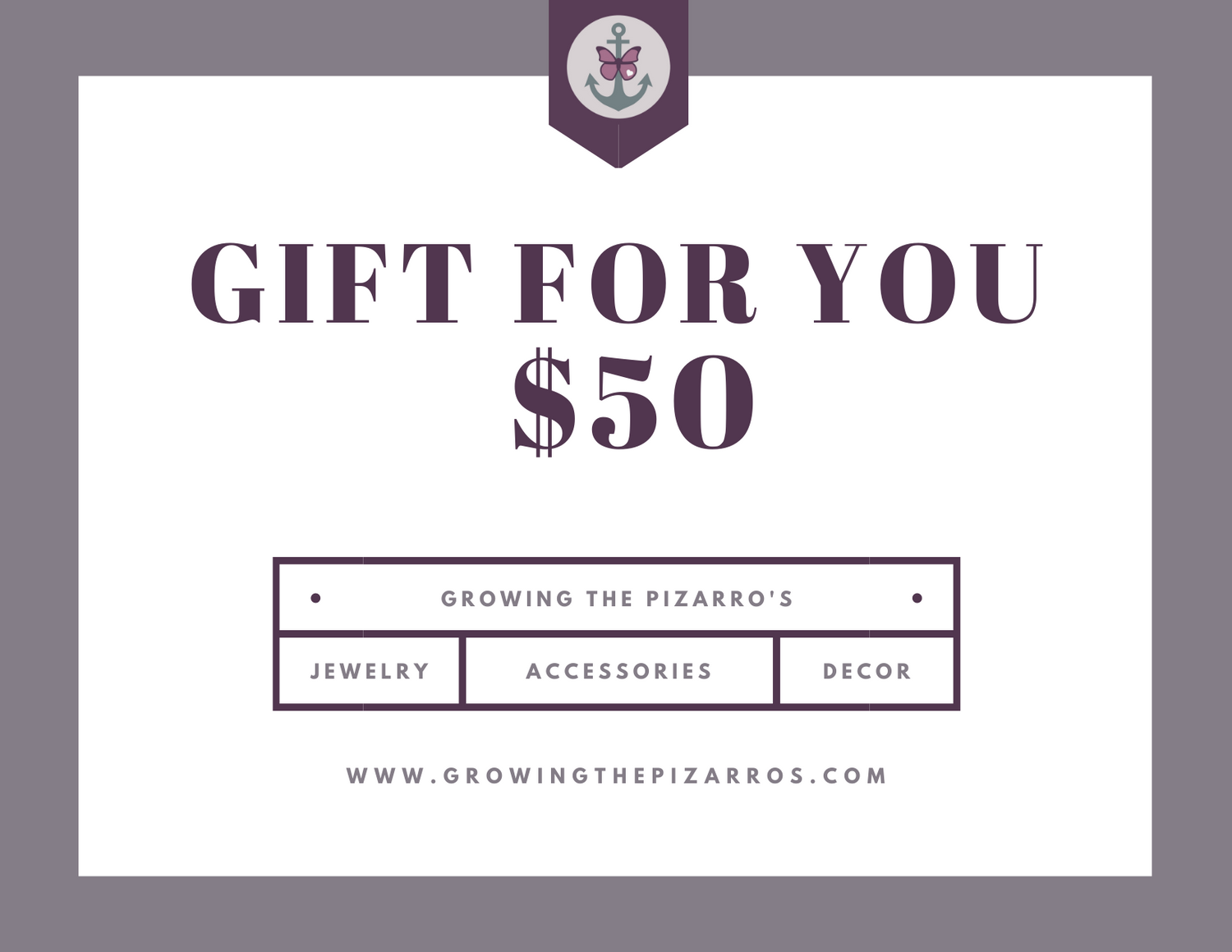 $50 gift card