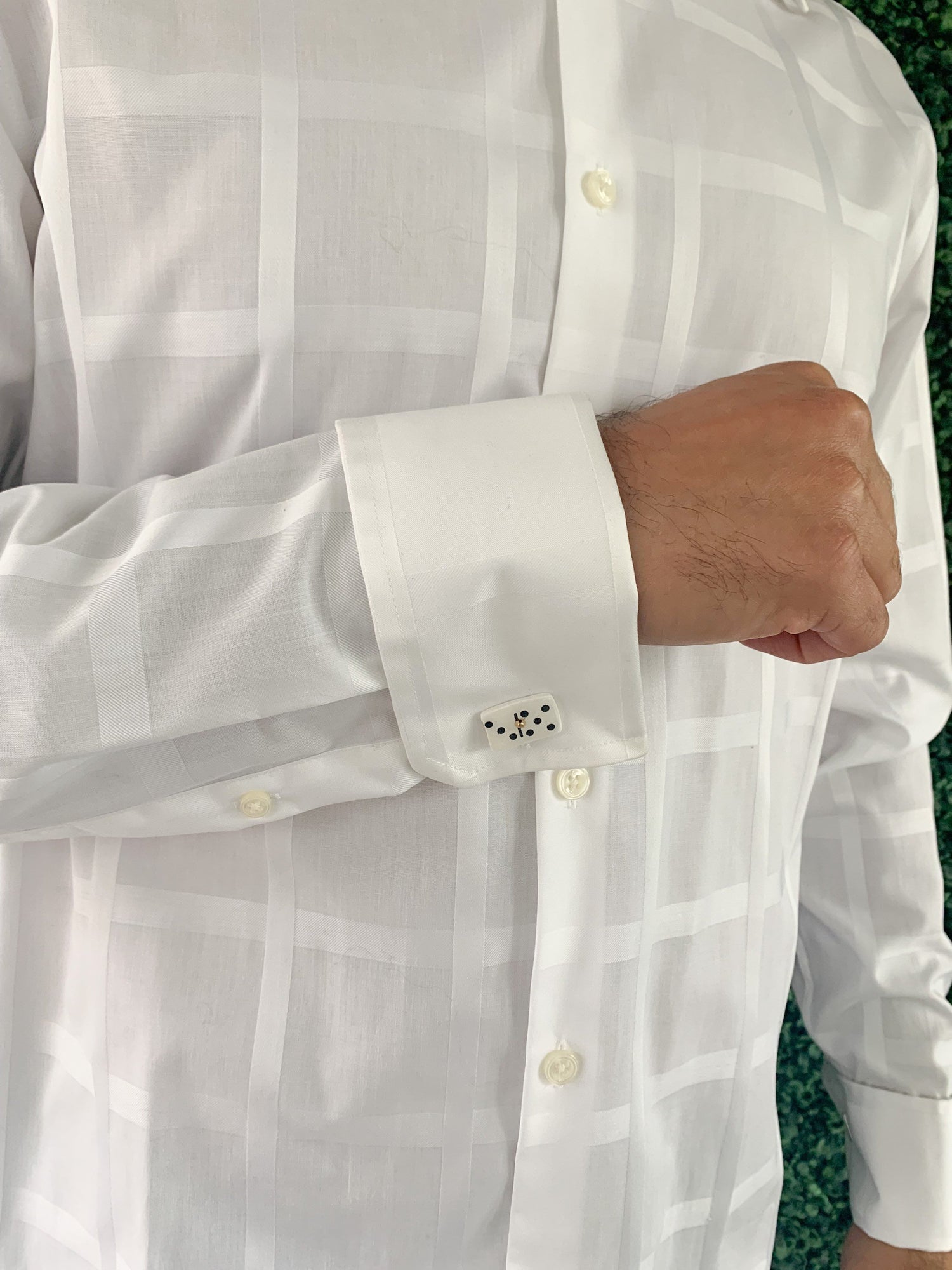 Handcrafted Polymer Clay Cufflinks coated in Resin