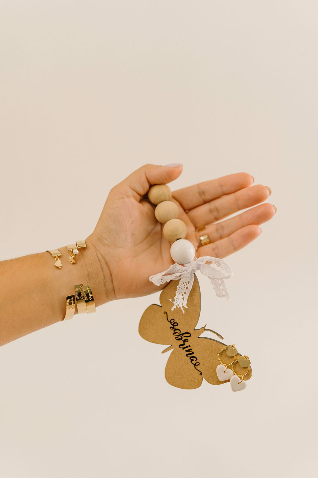 A close up of the Golden Halo collection. 